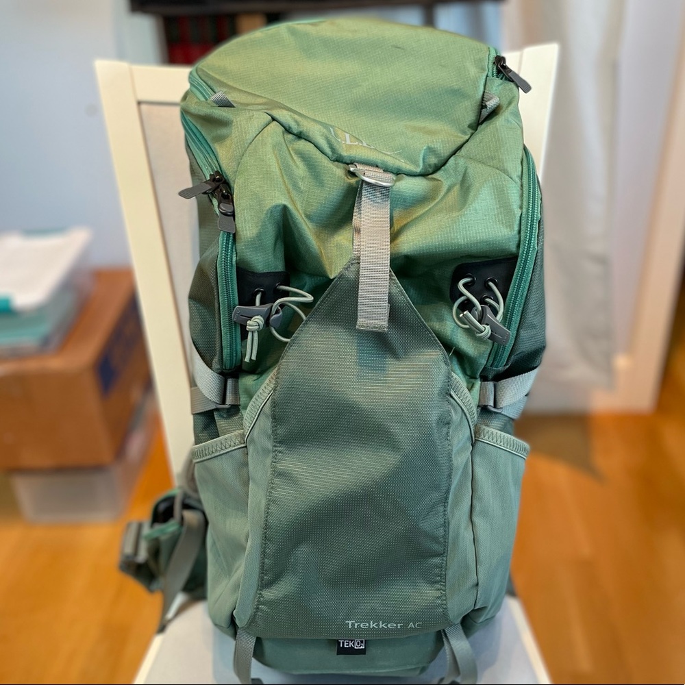 LL Bean women’s hiking backpack with hydration bladder